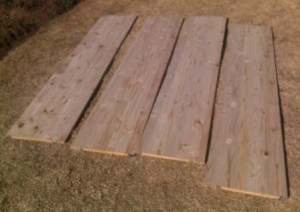 cf_pine_shelving Standard pine shelving was used for the cold frame